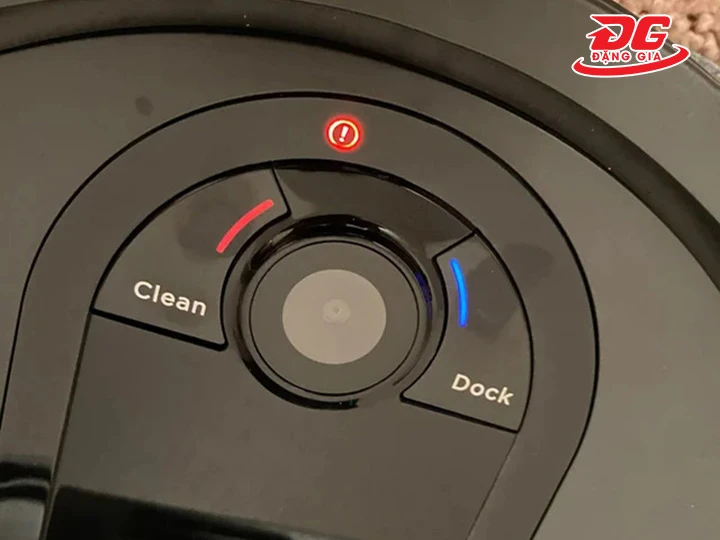 Đèn cảnh báo robot hút bụi nhấp nháy