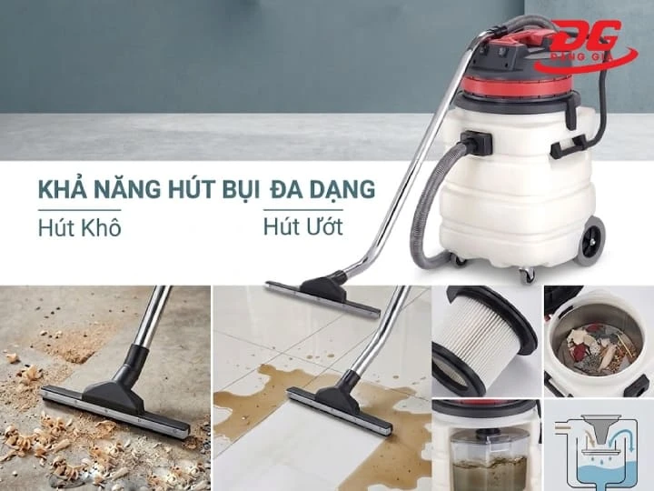 Khả năng hút bụi và nước ưu việt