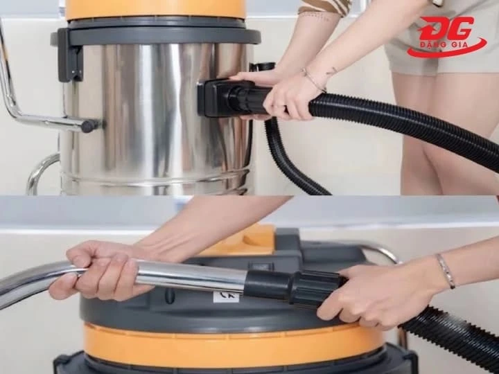 Lắp đặt ống mềm và ống nối