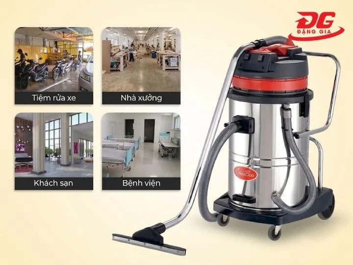Máy hút bụi 2000W phù hợp sử dụng nhiều nơi