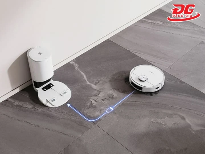 Robot không quay về đế sạc