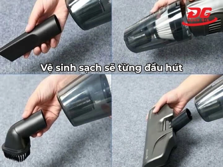 Vệ sinh các đầu hút