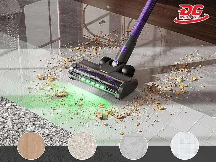 Khả năng hút mạnh, hiệu suất làm sạch ổn định