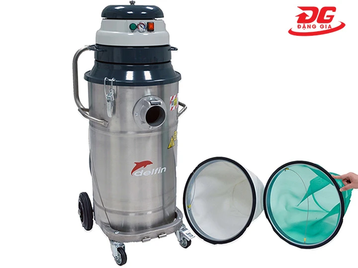 Máy hút bụi công nghiệp không chổi than Delfin 802BL
