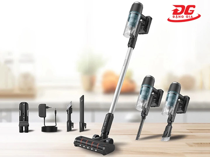 Máy hút bụi cầm tay Philips XC3031/01 tích hợp đầu hút có đèn LED thông minh