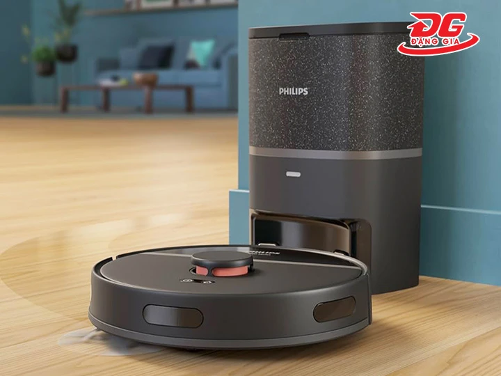 Robot hút bụi đa năng tự động hóa việc dọn dẹp, tiết kiệm thời gian cho gia đình