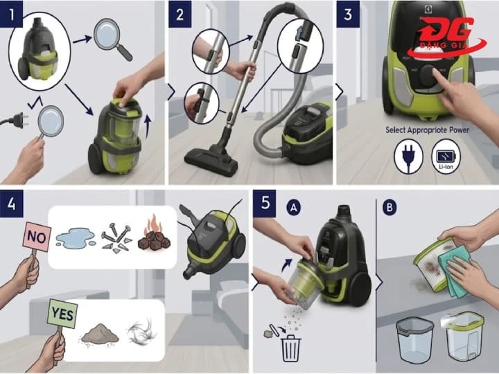 Các bước vận hành và bảo quản máy đúng cách, giúp thiết bị hoạt động ổn định và bền lâu