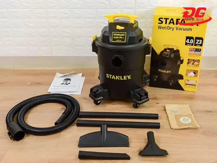 Bộ phụ kiện máy hút bụi Stanley đa dạng, hỗ trợ làm sạch mọi ngóc ngách
