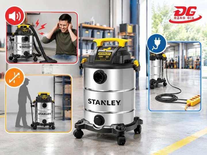 Các dòng máy công suất lớn thường phát ra độ ồn khá cao khi vận hành.