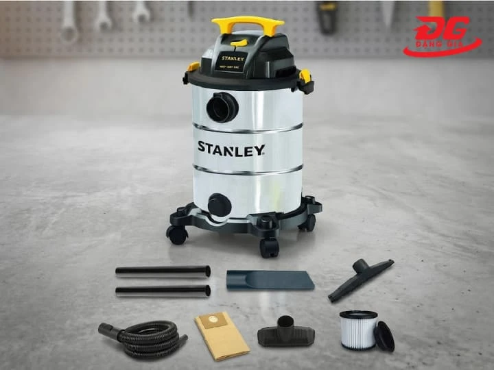 Máy hút bụi Stanley 30L SL19417-8A xử lý hiệu quả bụi bẩn và chất lỏng.