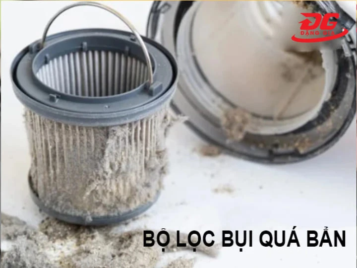 Màng lọc HEPA bám kín bụi mịn là "thủ phạm" hàng đầu khiến lực hút suy giảm