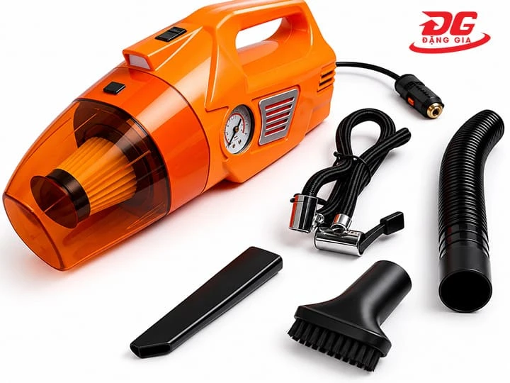 Bộ phụ kiện đi kèm đa dạng sẽ giúp làm sạch triệt để mọi vị trí trên xe