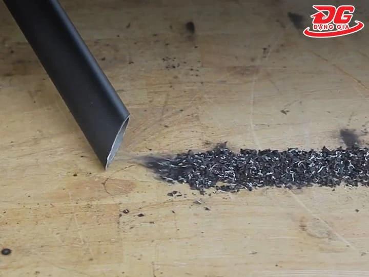 Chạy thử thực tế sau khi chế máy hút bụi từ thùng sơn