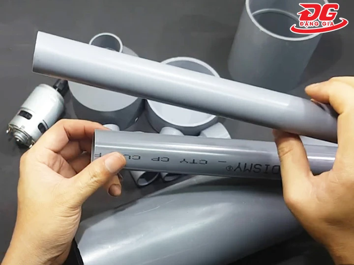 Dụng cụ cần có để chế máy hút bụi từ ống nhựa 
