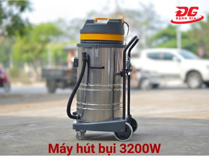 Máy hút bụi 3200W sở hữu công suất mạnh mẽ, lý tưởng cho nhu cầu vệ sinh cường độ cao
