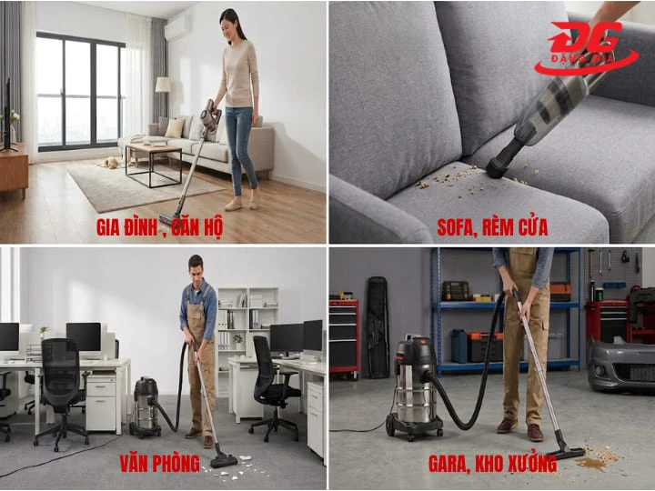 Máy hút bụi tầm giá 3 triệu đáp ứng được nhiều nhu cầu vệ sinh đa dạng