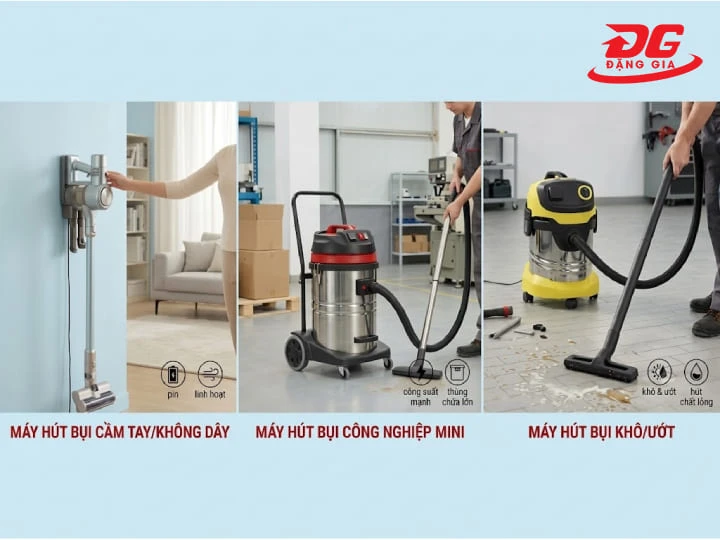 Phân loại 3 dòng máy hút bụi phổ biến nhất trong tầm giá 3 triệu 