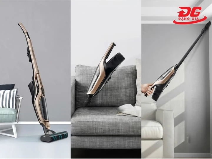 Samsung VS03R6523J1/SV linh hoạt chuyển đổi giữa hút sàn và hút cầm tay