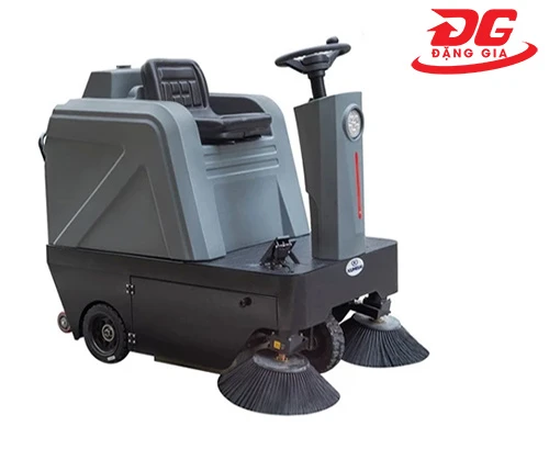 Hình ảnh sản phẩm Xe quét rác nhà xưởng ngồi lái Kumisai KMS 1250E - pin litium