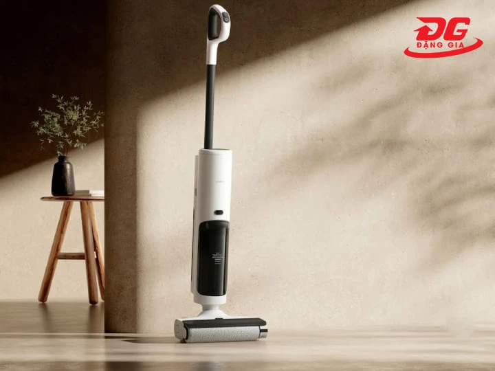 Xiaomi Truclean W20 có khả năng vừa hút bụi, lau sàn và tự làm sạch con lăn