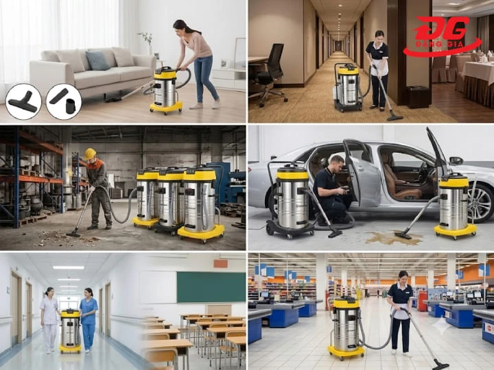  Ứng dụng rộng rãi của máy hút bụi công nghiệp tại các khu công nghiệp, nhà máy