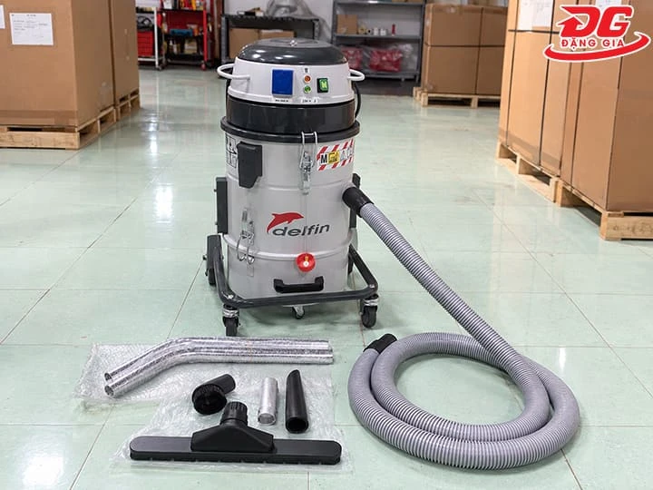 Máy hút bụi công nghiệp nhỏ gọn DELFIN 301 DRY dung tích 13L