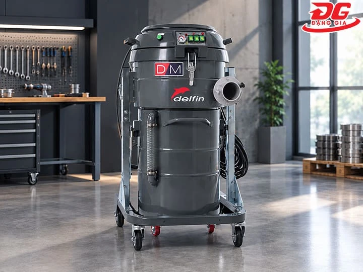 Delfin DM40 OIL tích hợp lưới sàng tách mạt kim loại và dầu tiện dụng