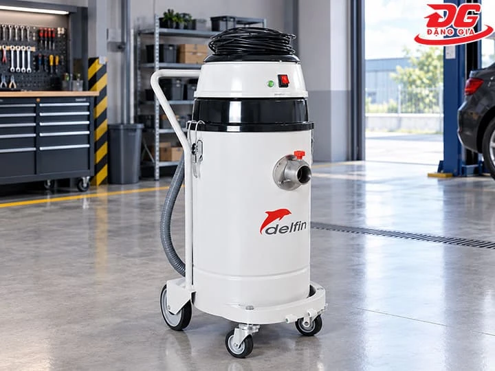 DELFIN 501 WD - Giải pháp hút bụi khô và ướt hiệu quả với thùng chứa 50L