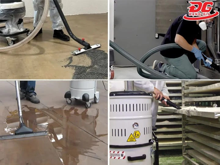 Phạm vi sử dụng máy hút bụi Delfin