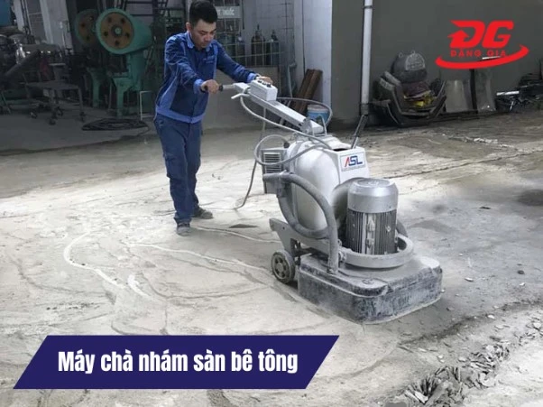 Máy chà nhám sàn bê tông: Xử lý sàn phẳng và mịn đồng đều