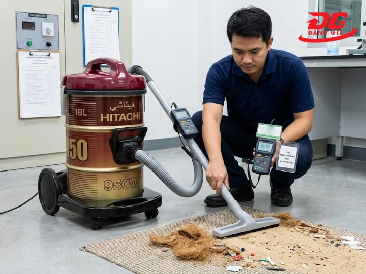 Đánh giá hiệu suất hoạt động thực tế của máy