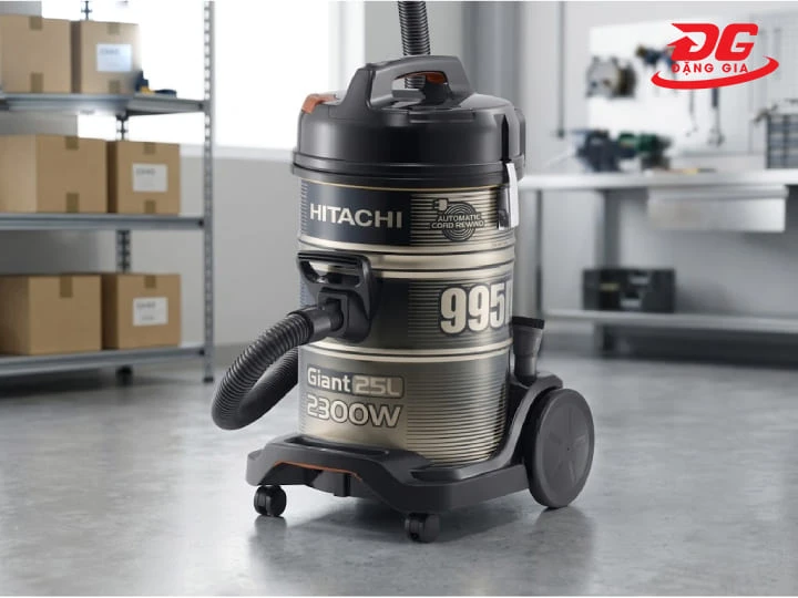 Máy hút bụi công nghiệp Thái Lan sở hữu công suất lớn, lực hút mạnh mẽ