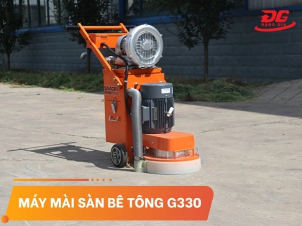 Máy mài sàn bê tông có hút bụi G330: Hé lộ công năng 2 trong 1