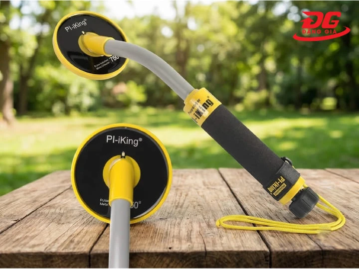 Công nghệ xung cảm ứng PI giúp máy dò tìm sâu và hoạt động ổn định trên nền đất nhiễm khoáng hay cát biển