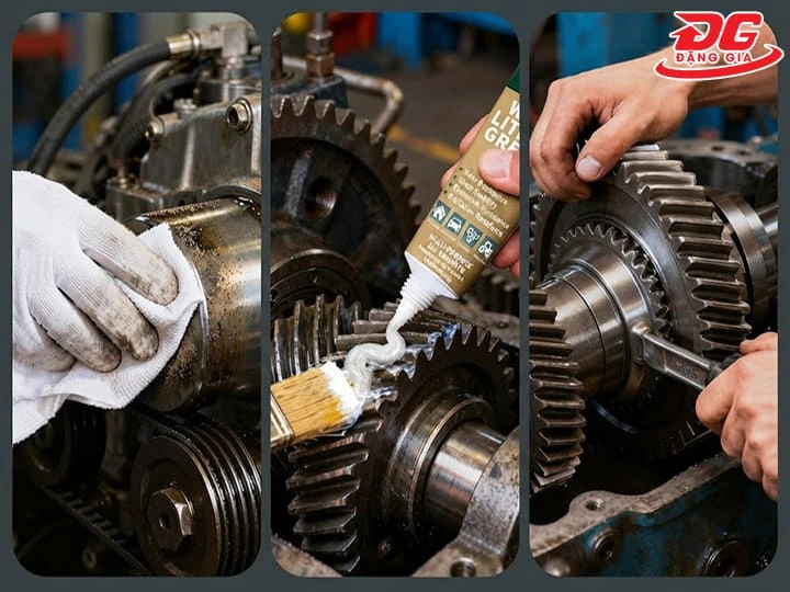 Hỗ trợ giảm mài mòn, duy trì độ bền cho các bộ phận cơ khí