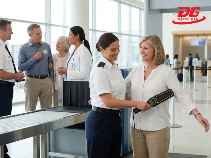 Máy dò kim loại an toàn cho sức khỏe người dùng khi tuân thủ đúng hướng dẫn vận hành
