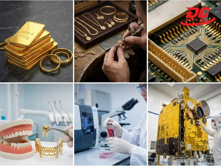 Những ứng dụng đa dạng của vàng từ chế tác kim hoàn, đầu tư tích trữ đến công nghệ điện tử và y tế