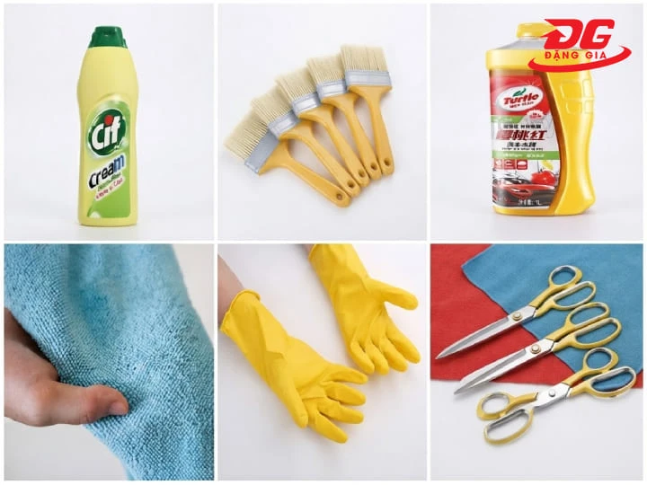 Dụng cụ cần chuẩn bị trước khi vệ sinh