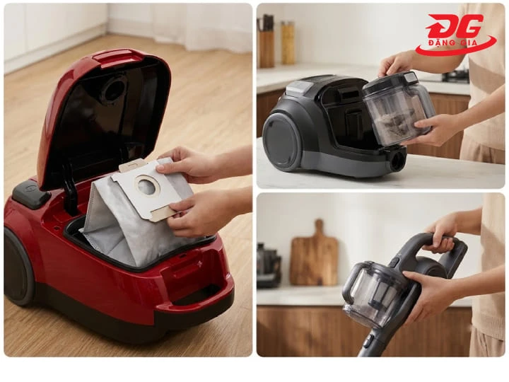 Máy hút bụi Electrolux dạng hộp chứa bụi không cần túi