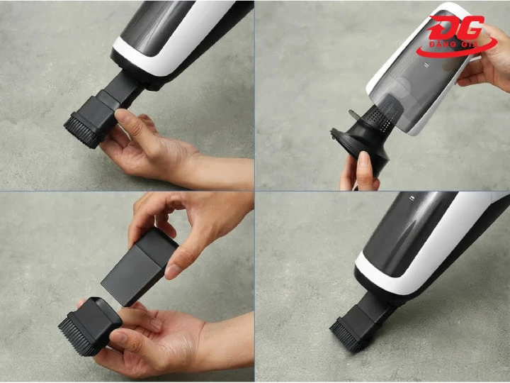 Loại bỏ tóc, lông và bụi bẩn mắc trong đầu hút máy hút bụi Hitachi để hạn chế tắc nghẽn và duy trì hiệu quả làm sạch