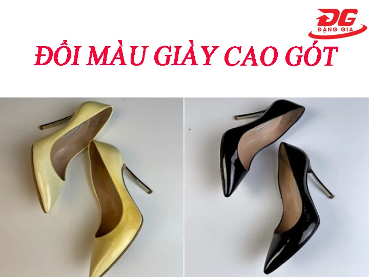 Nhuộm giày cao gót để đổi màu cũ