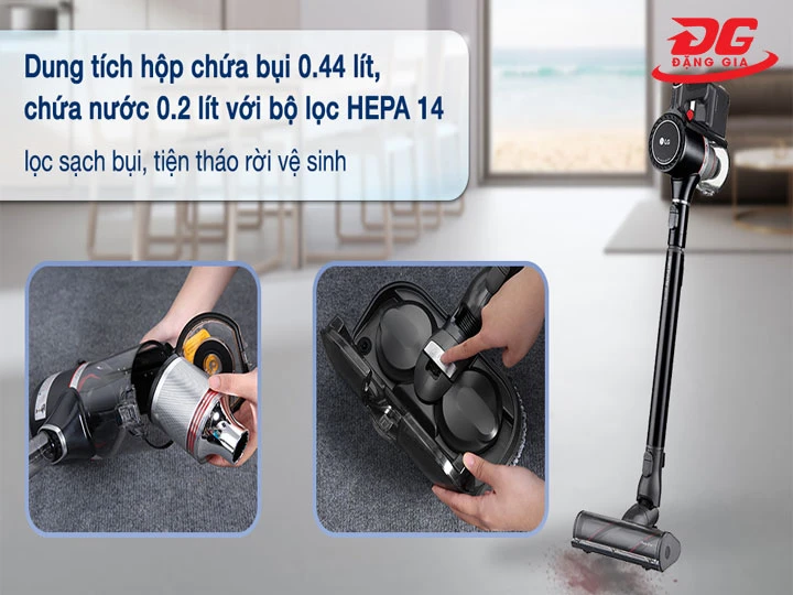 Dung tích máy hút bụi A9K Max