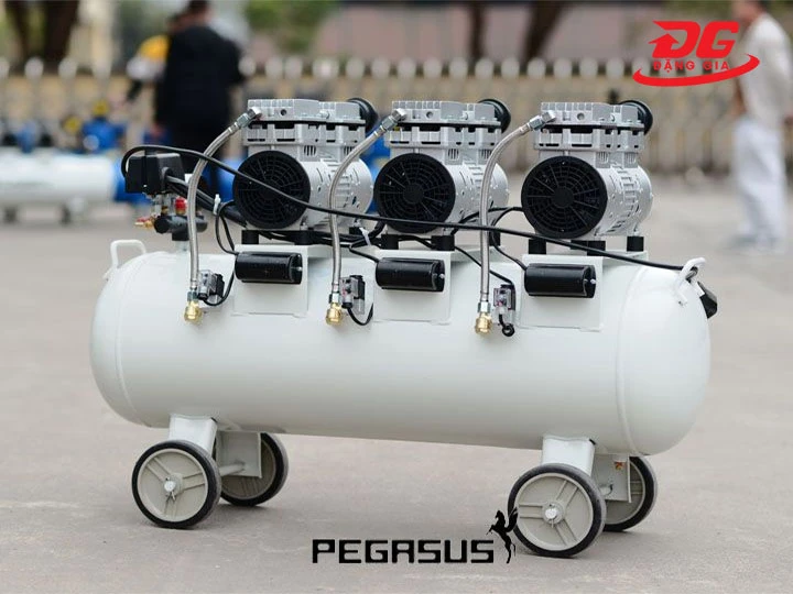 Giới thiệu về máy nén khí không dầu giảm âm Pegasus