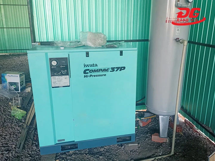 Máy nén khí cách âm 5HP - Giải pháp giảm ồn hiệu quả cho xưởng