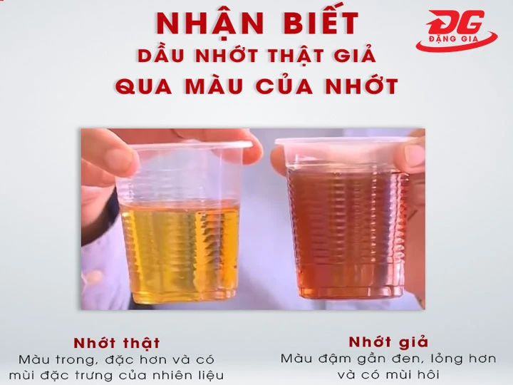 Cách nhận biết Dầu Chính hãng và Dầu Giả