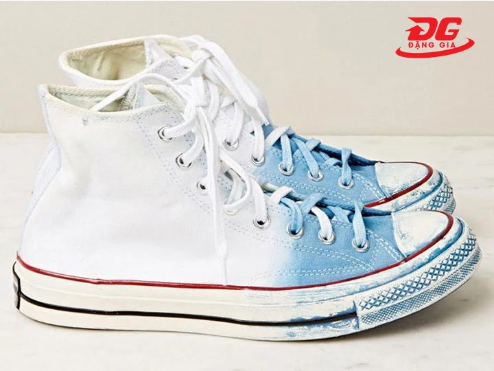 Nhuộm giày sneaker loang nghệ thuật