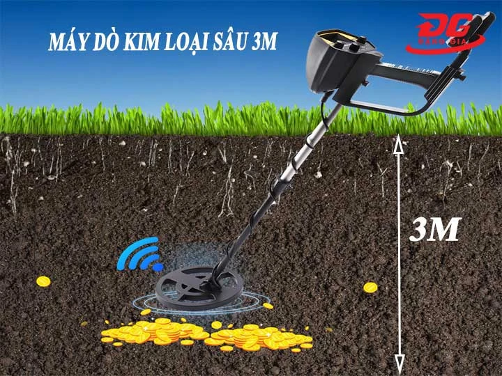 Top 6+ Máy dò kim loại sâu 3m: Siêu nhẹ, Cực nhạy, Giá rẻ