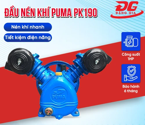 Đầu nén khí Puma Đài Loan PK190 (1HP) 2