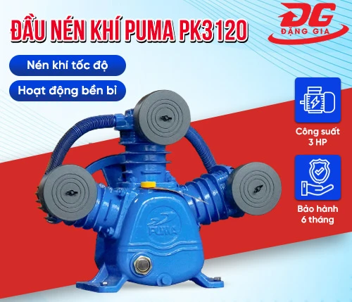Đầu nén khí Puma Đài Loan PK3120 (3HP) 2