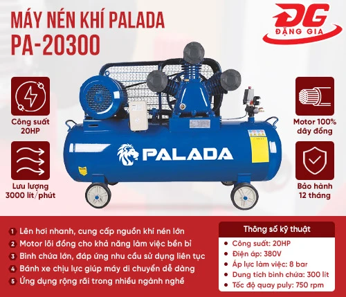 Máy nén khí Palada PA-20300 2